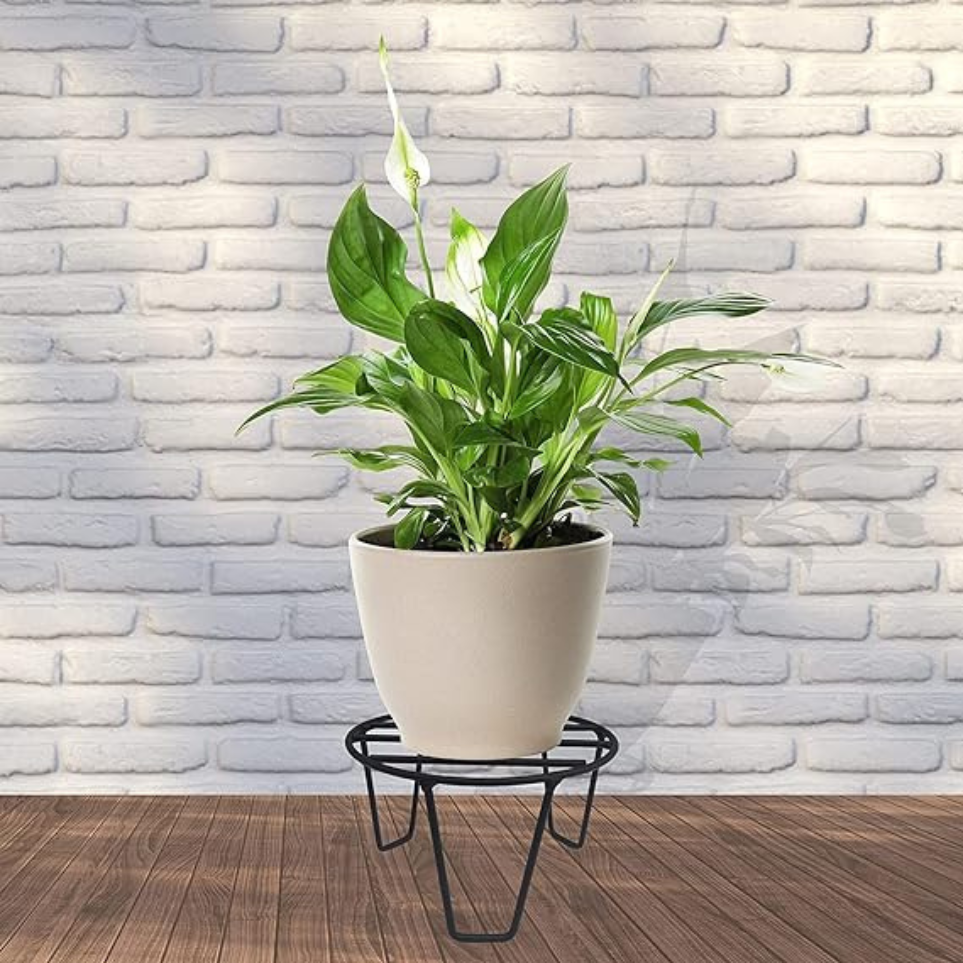 Durable Metal Plant Stand Planter Indoor & Outdoor (Set of 2)