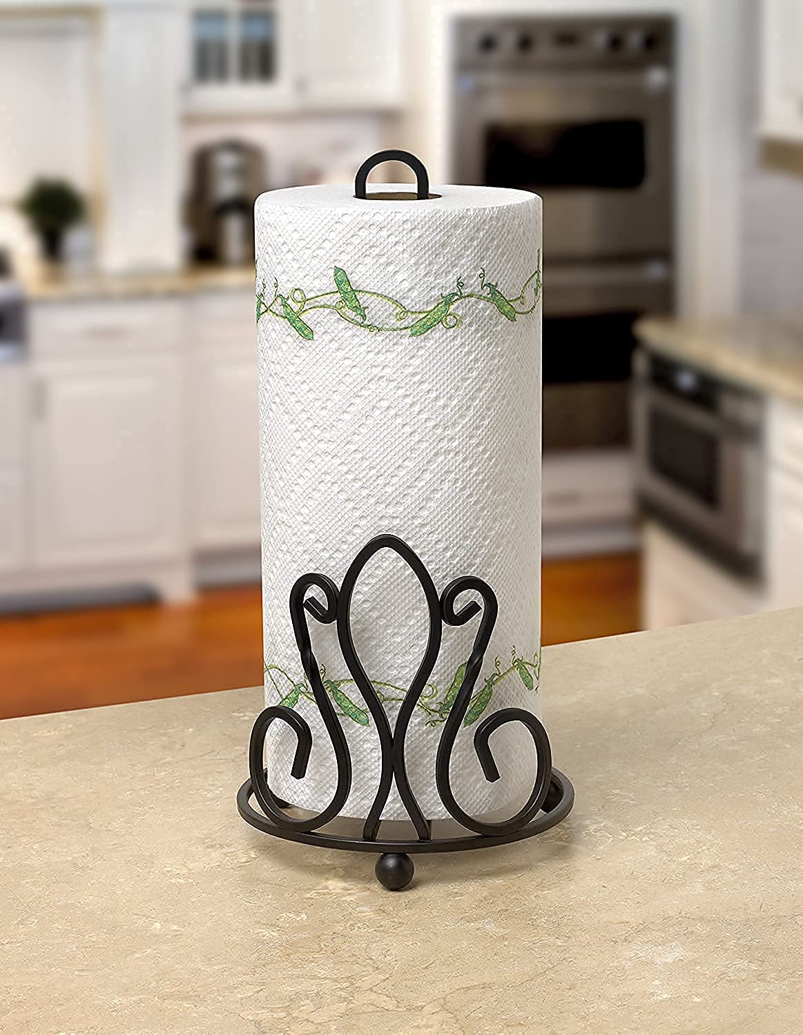 Crown Shaped Wrought Iron Tissue roll Holder Tissue Paper Holder | Paper Towel Holder | Napkin roll Hand (Crown Design)